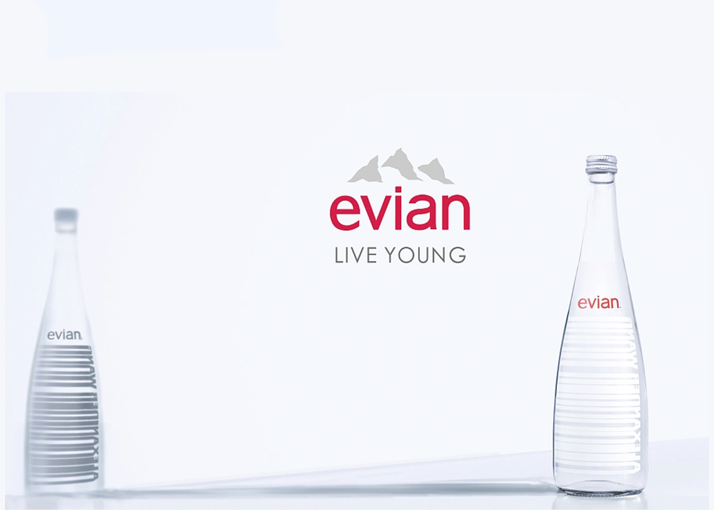 Evian纯净水的两次爆火体现出品牌设计的重要性